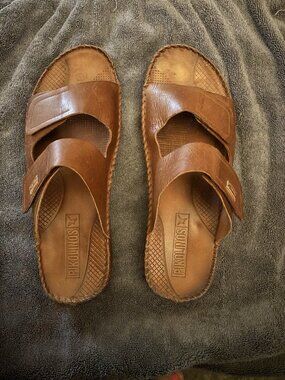 pikolinos Mens Brown Tarifa Flat Sandals Size 45/11/11.5